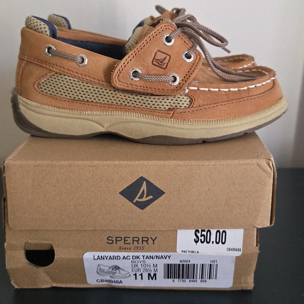 Sperry Toddler Laynard Boat Shoe - Picture 3 of 7